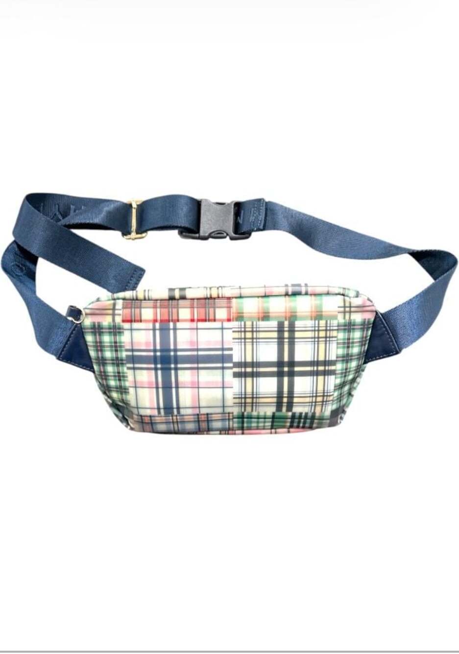 Y2K Tommy Hilfiger Plaid Print Belt Bag Fanny Pack - Picture 2 of 10
